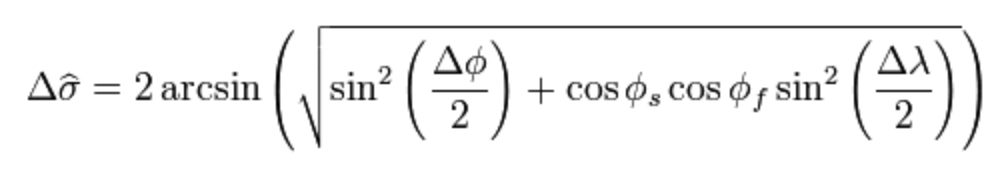 The Haversine Formula